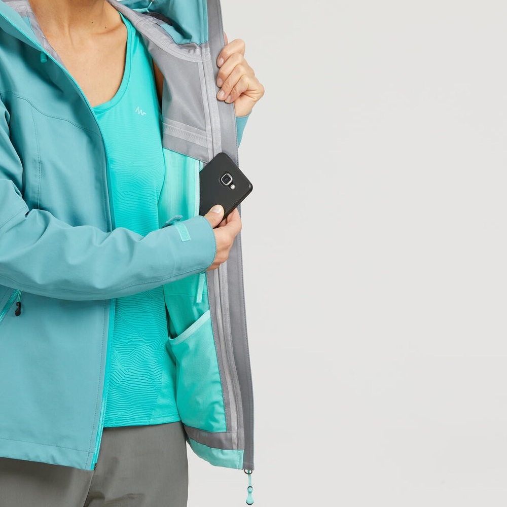 NEW Quechua | MH500 Lightweight Waterproof Hiking Jacket - Picture 6 of 16